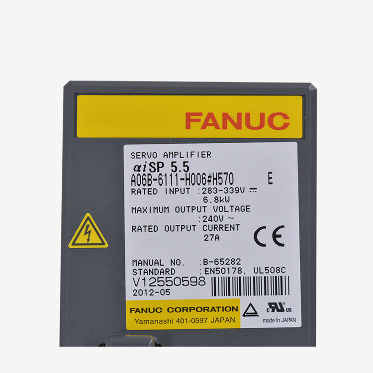 Personlized Products Fanuc Replacement Parts - Japan original fanuc servo amplifier A06B-6111-H006#H570 – Weite detail pictures